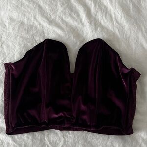 Velvet Bustier